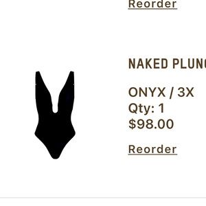 No longer on the site naked plunge body suit black 3x